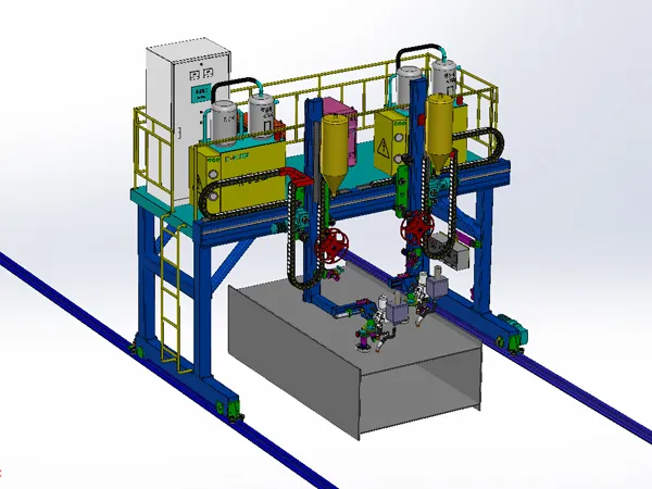 Box Girder Crane Beam Gantry Welding  Machine