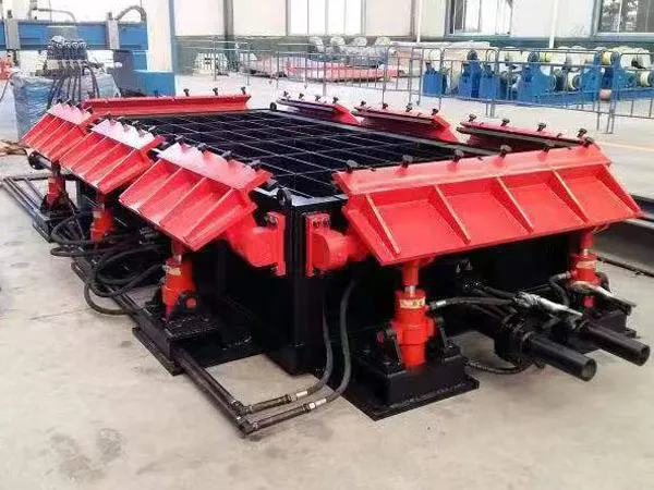Máquina de soldadura de pórtico con superposición de superficie de placa de desgaste