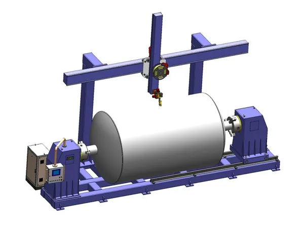 Circumferential seam welding machine