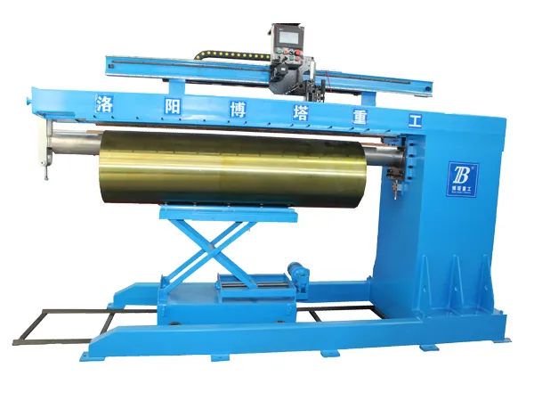 What are the operating procedures for the cylinder longitudinal seam welding machine?