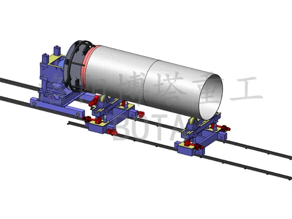 What is the process of storage tank welding production line?