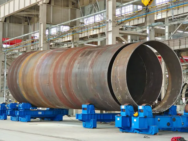 What about the welding process for wind tower welding rotators